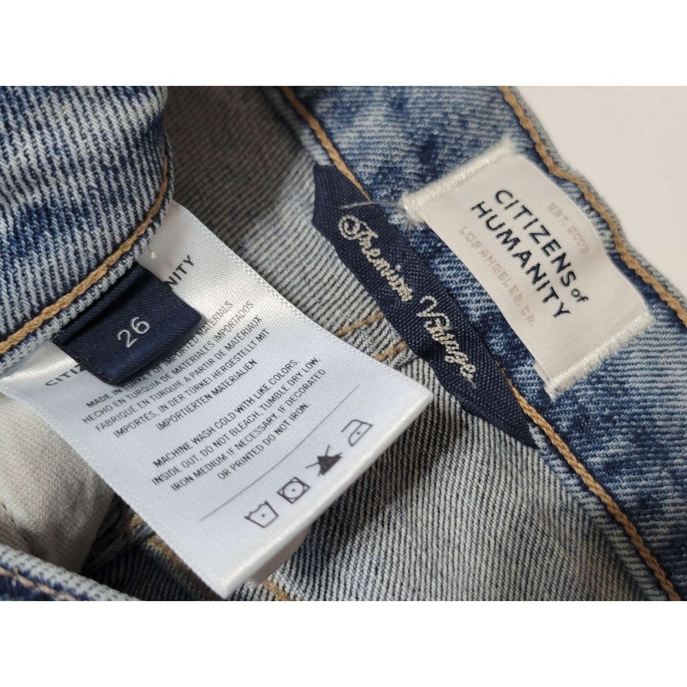 Citizens of Humanity Charlotte High Rise Straight Leg Jeans - Picture 4 of 9